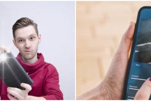 Rahasia foto tren flash dan lensa wide ala TikTok, hasilnya estetik