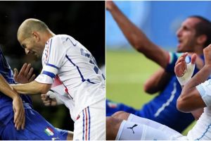 Momen kontroversial sepanjang sejarah Piala Dunia, Suarez gigit lawan