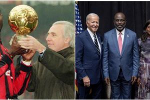 Pernah jadi pemain terbaik dunia, George Weah kini seorang presiden