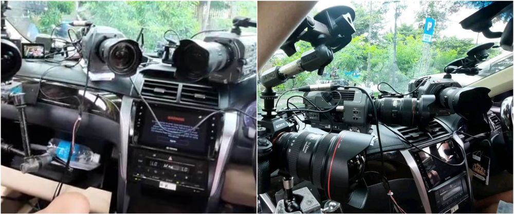 Ternyata begini posisi kamera di dalam mobil saat syuting Ikatan Cinta