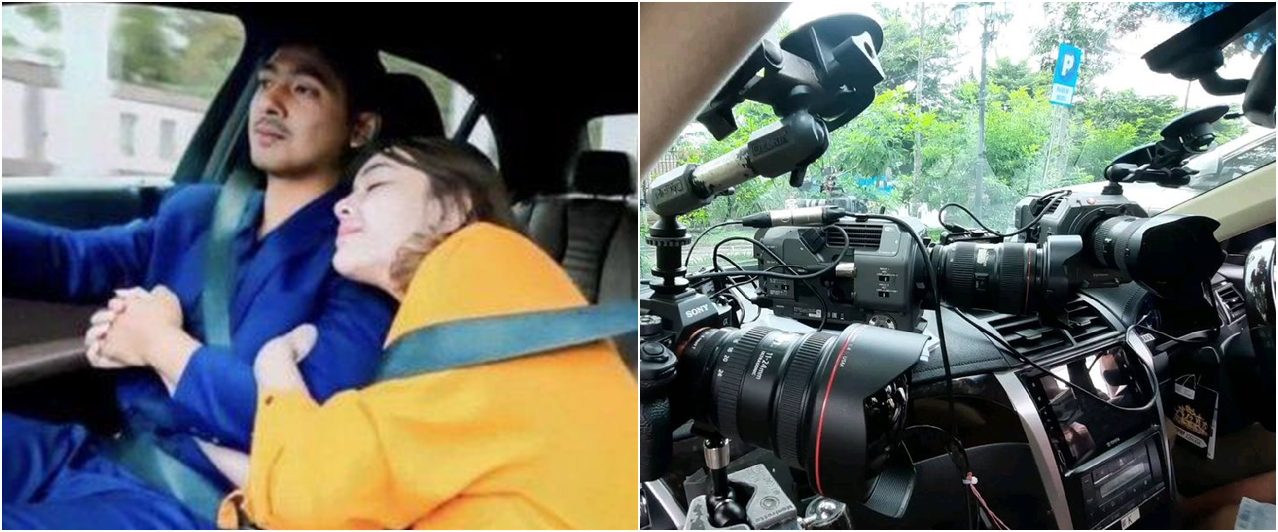 Ternyata begini posisi kamera di dalam mobil saat syuting Ikatan Cinta