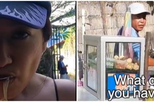 Momen bule beli bakso keliling di Bali, sikap pedagang disorot