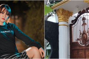 Penampakan rumah Happy Asmara ini bikin kagum, megah banget