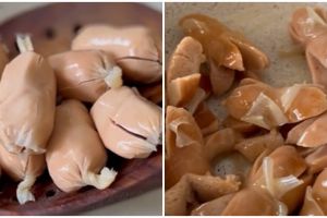 Trik simpel goreng sosis mekar ala restoran, kenyal dan tidak kisut