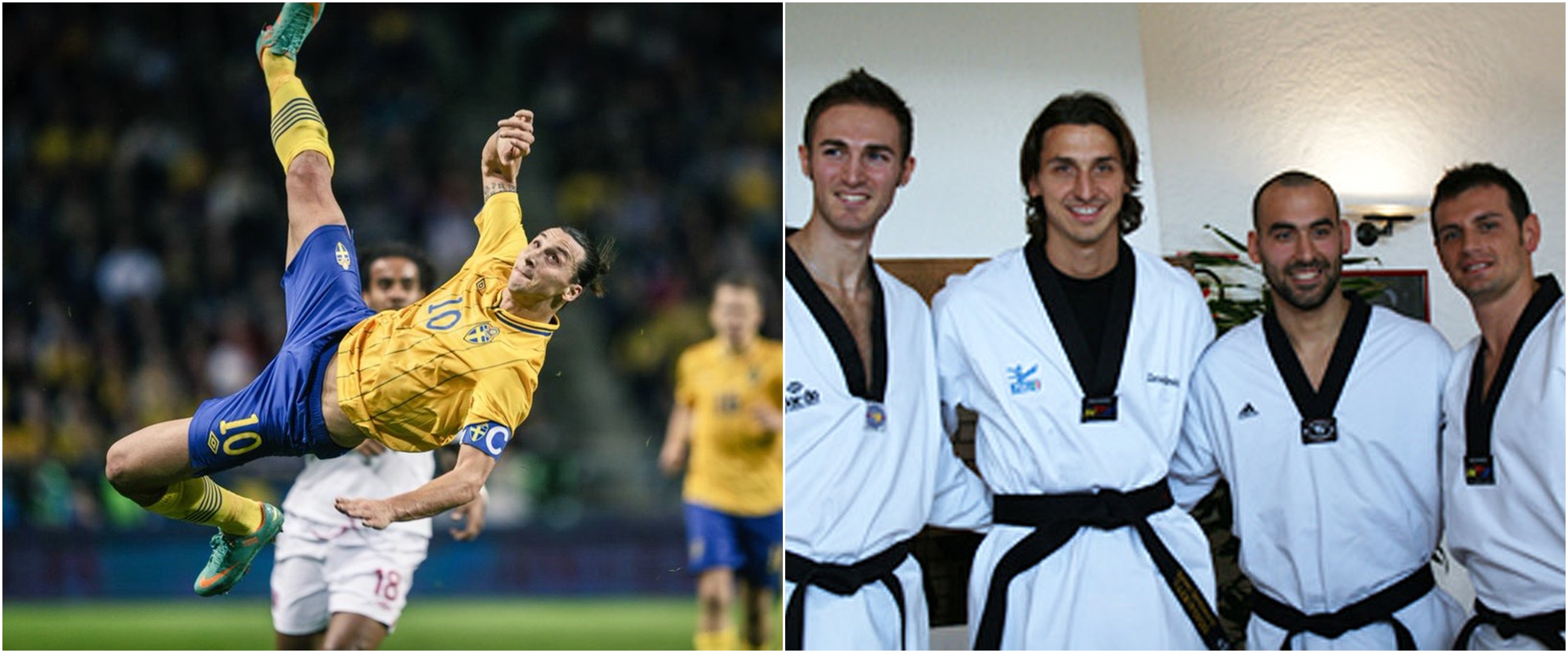 Cetak gol salto dari jarak 29 meter, Ibrahimovic ternyata taekwondoin