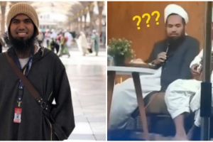 Momen Sakti eks Sheila on 7 lupa lirik saat manggung di pengajian