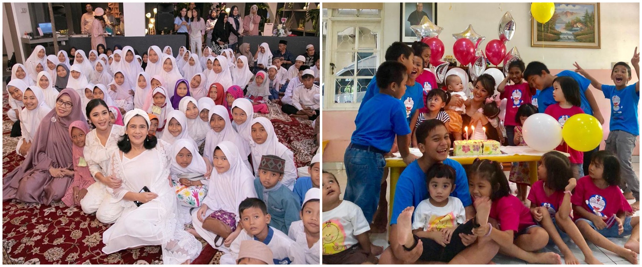 Bukan pesta mewah, ini 9 artis rayakan ulang tahun dengan berbagi
