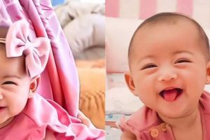 Ekspresinya bikin gemas, ini 11 potret baby Moana anak Ria Ricis