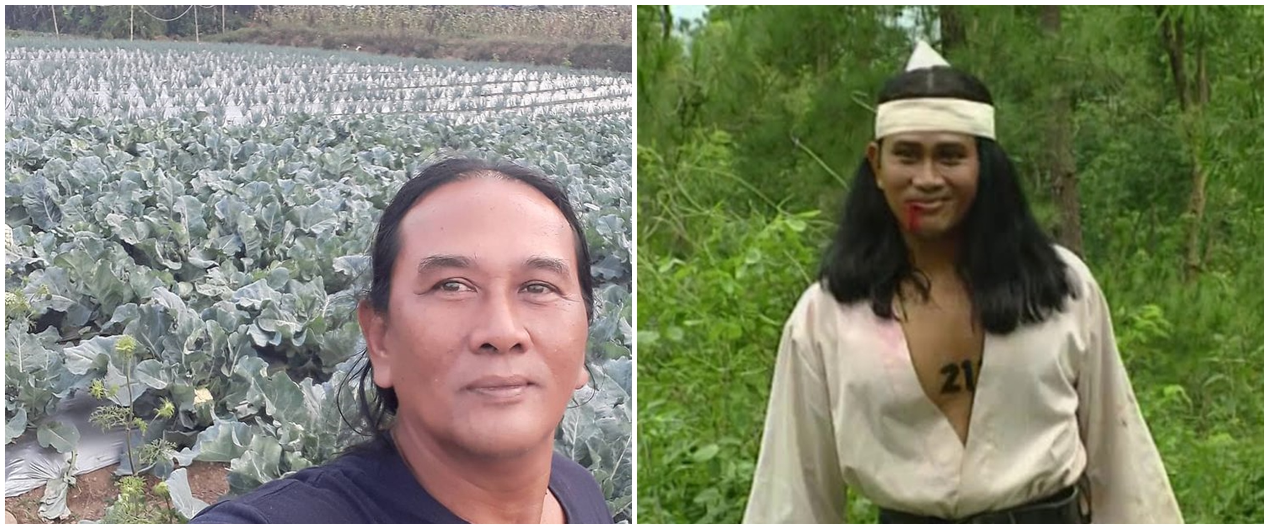 Vakum berakting, ini 10 potret Ken Ken 'Wiro Sableng' jadi petani
