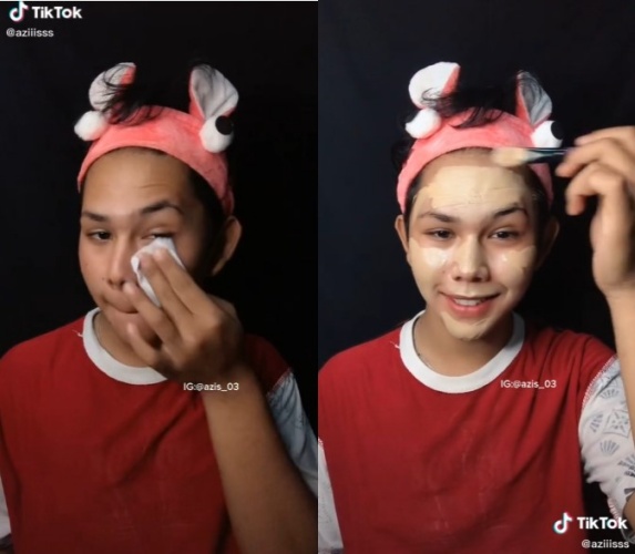 Transformasi cowok dimakeup ini bikin melongo, mirip Vanesha Prescilla