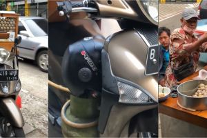 Keren, pedagang bakso ini jualan pakai motor seharga Rp 36 juta