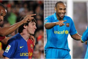 Nostalgia Henry bersama Messi di Barcelona, belajar jadi bomber maut