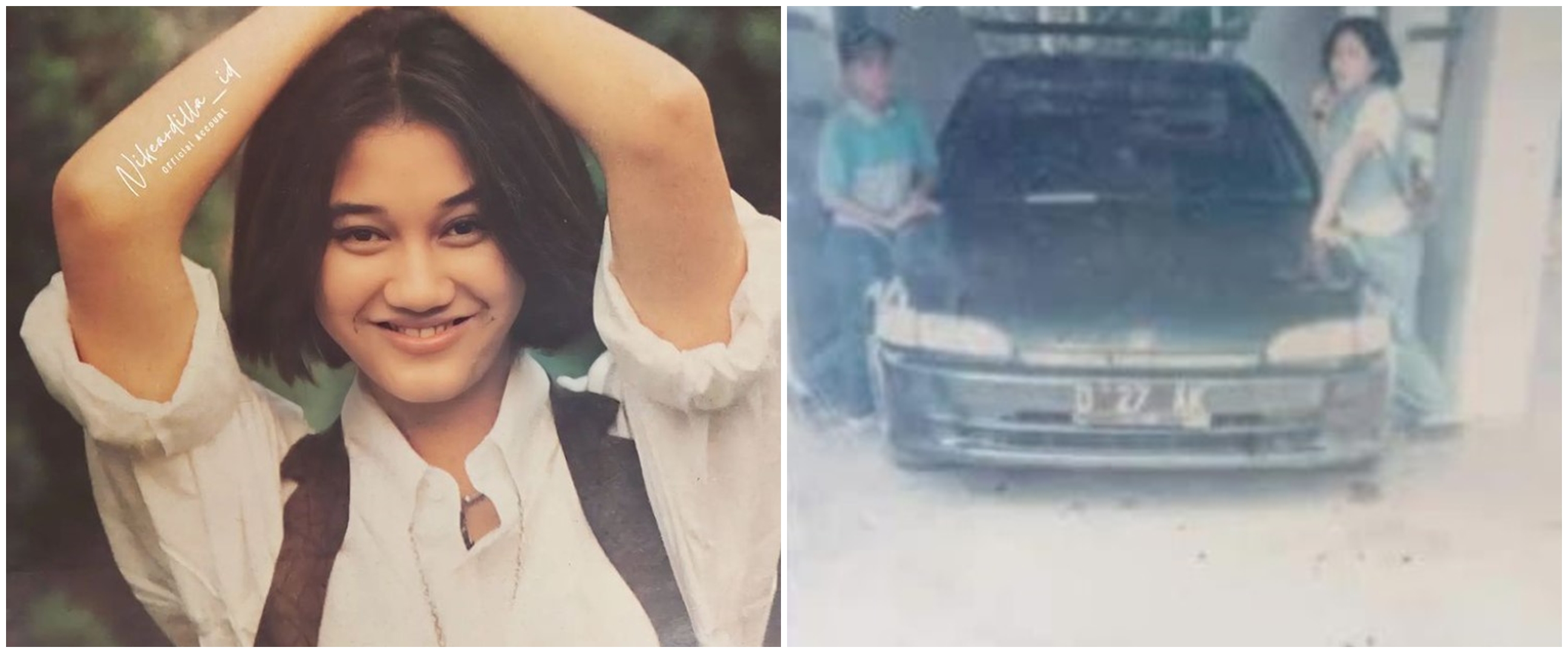 Penampakan terkini garasi mobil Nike Ardilla, berada di area pemakaman