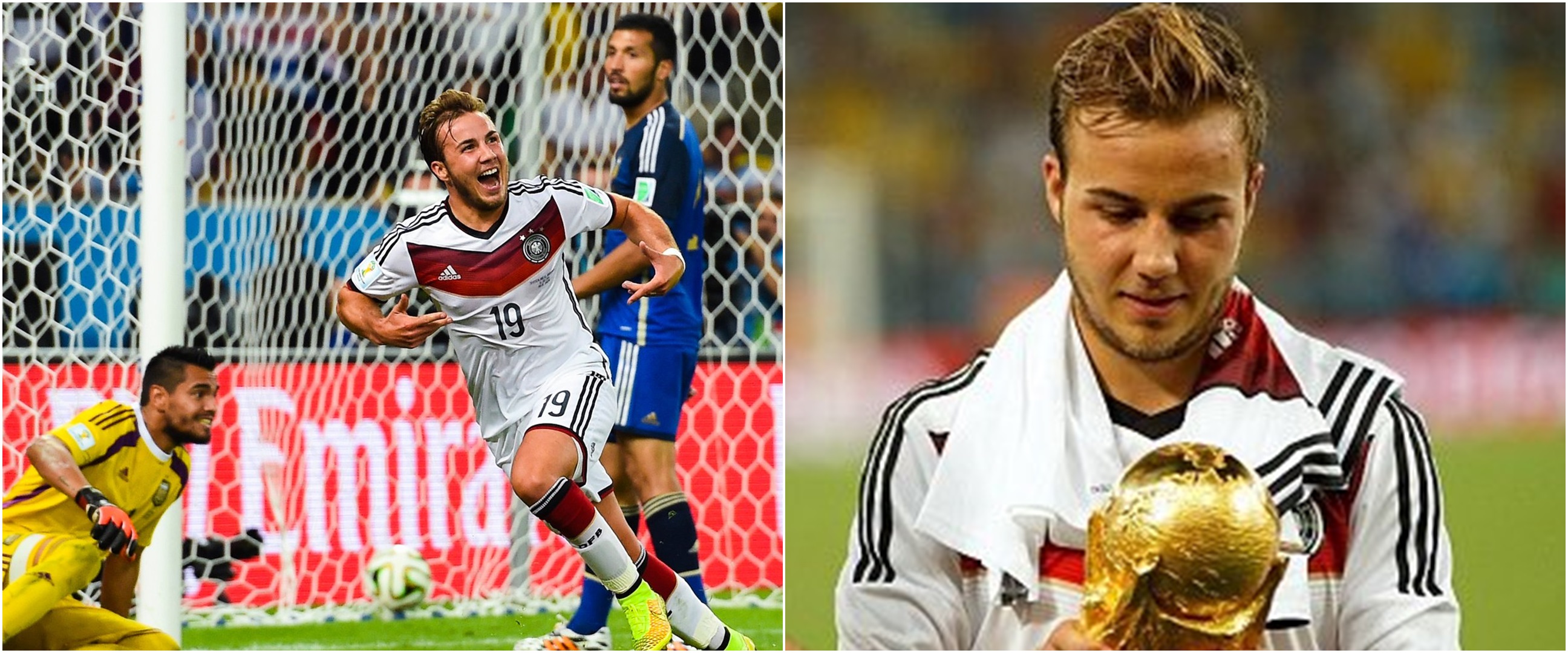 Cetak gol kemenangan, nostalgia Mario Gotze di final Piala Dunia 2014