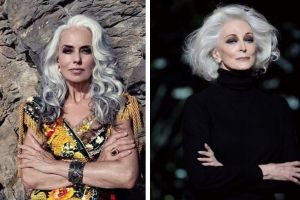 11 Pesona Carmen Dell'Orefice, supermodel tertua berusia 91 tahun
