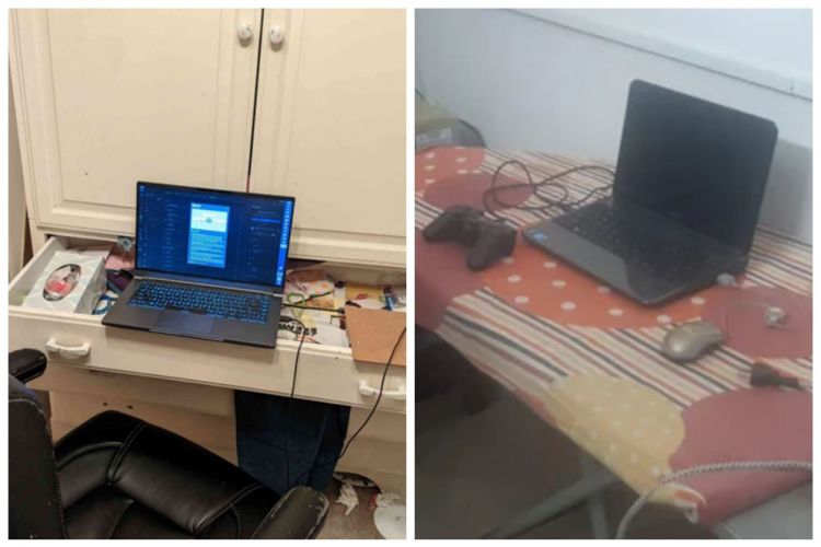 11 Ide absurd pakai perabot rumah untuk set up laptop, penting nyaman