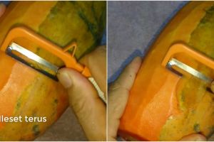 Cara jitu mengasah mata pisau pengupas buah agar tajam kembali