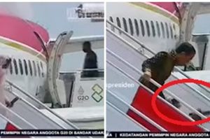 Iriana Jokowi terjatuh di tangga pesawat, begini kondisi terkininya
