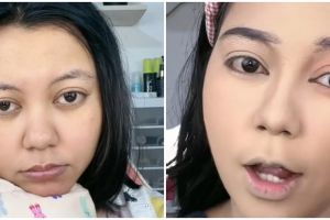  Wanita ini bagikan tutorial makeup ala Jepang, hasilnya mirip anime