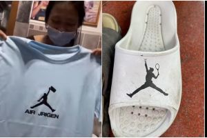 11 Potret sepatu merek Air Jordan versi KW ini malah bikin ngakak