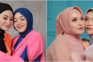 Sempat berselisih, 9 momen Nathalie bertemu Putri Delina di ultah Sule