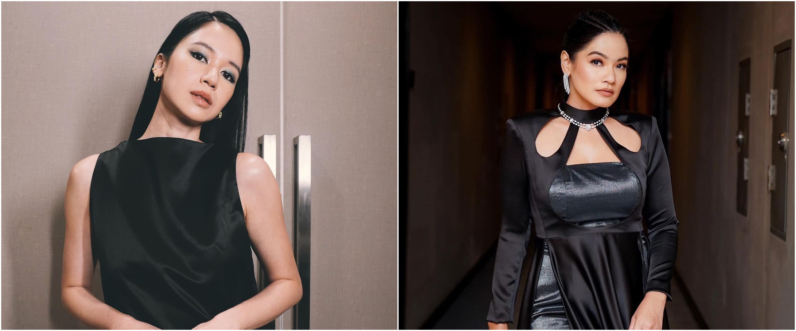 11 Gaya seleb di IMA Awards 2022, Titi Kamal pakai rok motif wayang