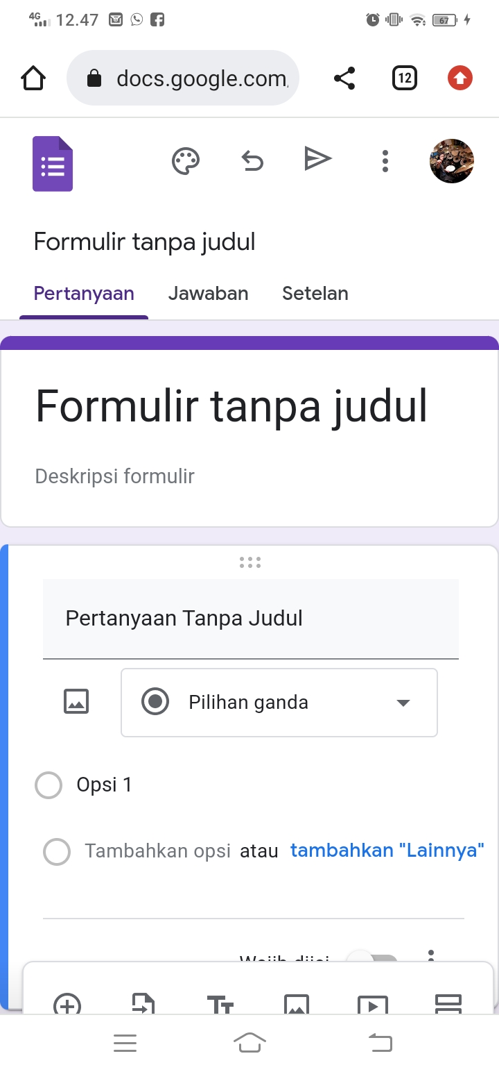 Cara mudah buat Google Form menggunakan smartphone, bisa bikin kuis ...