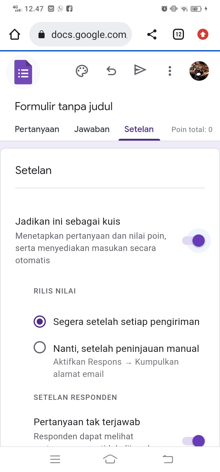 Cara mudah buat Google Form menggunakan smartphone, bisa bikin kuis ...