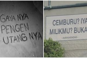 11 Tulisan kocak di dinding tembok ini bikin tepuk jidat
