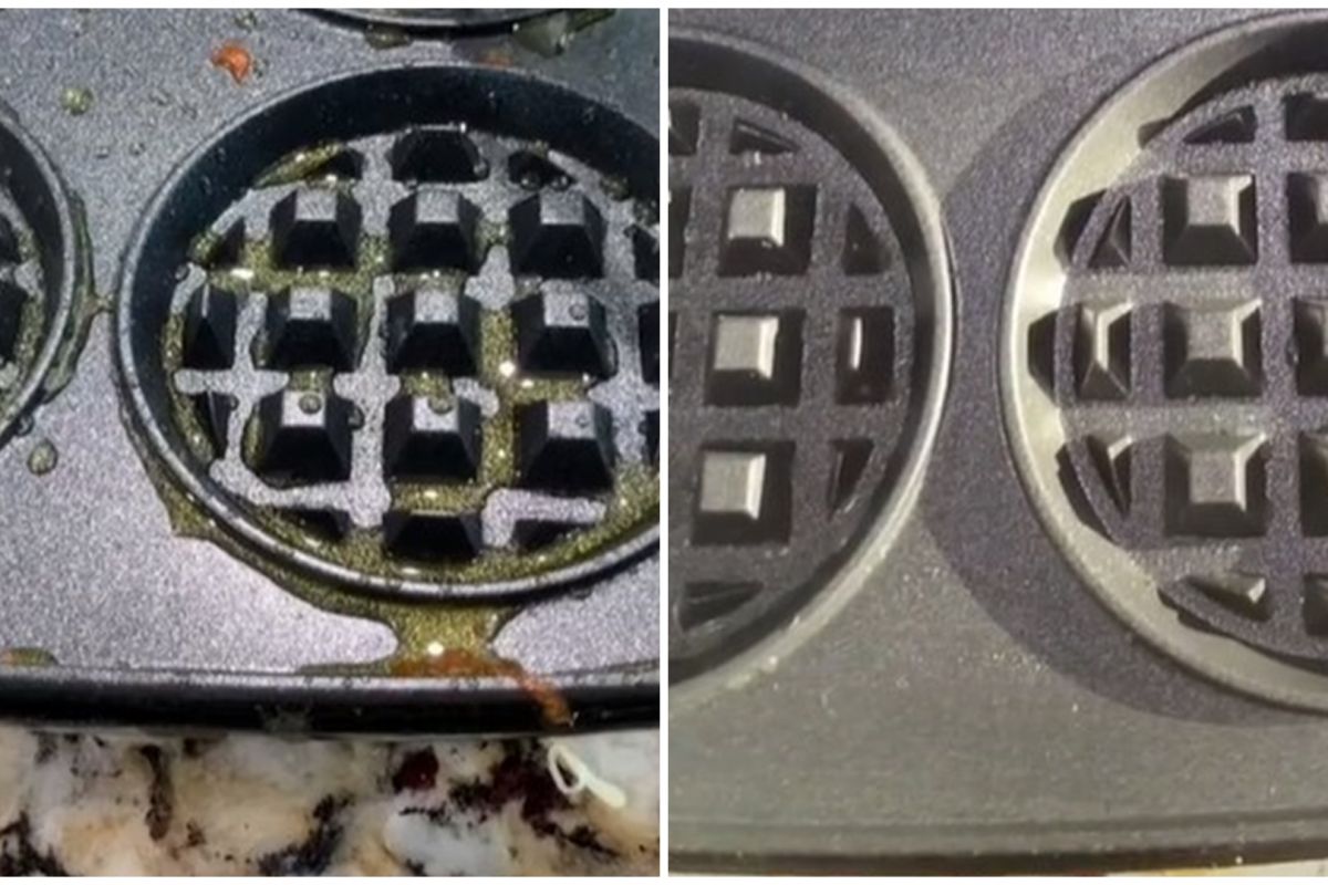 cara membersihkan waffle maker