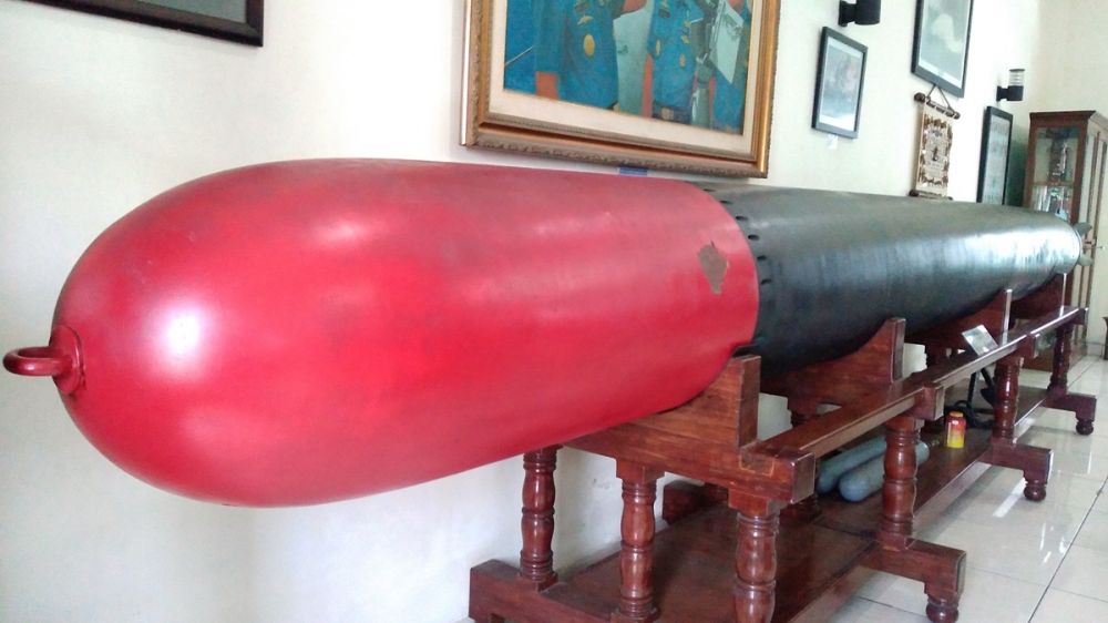 Menyelami sejarah maritim di Museum Bahari, ada torpedo Rusia 7 meter