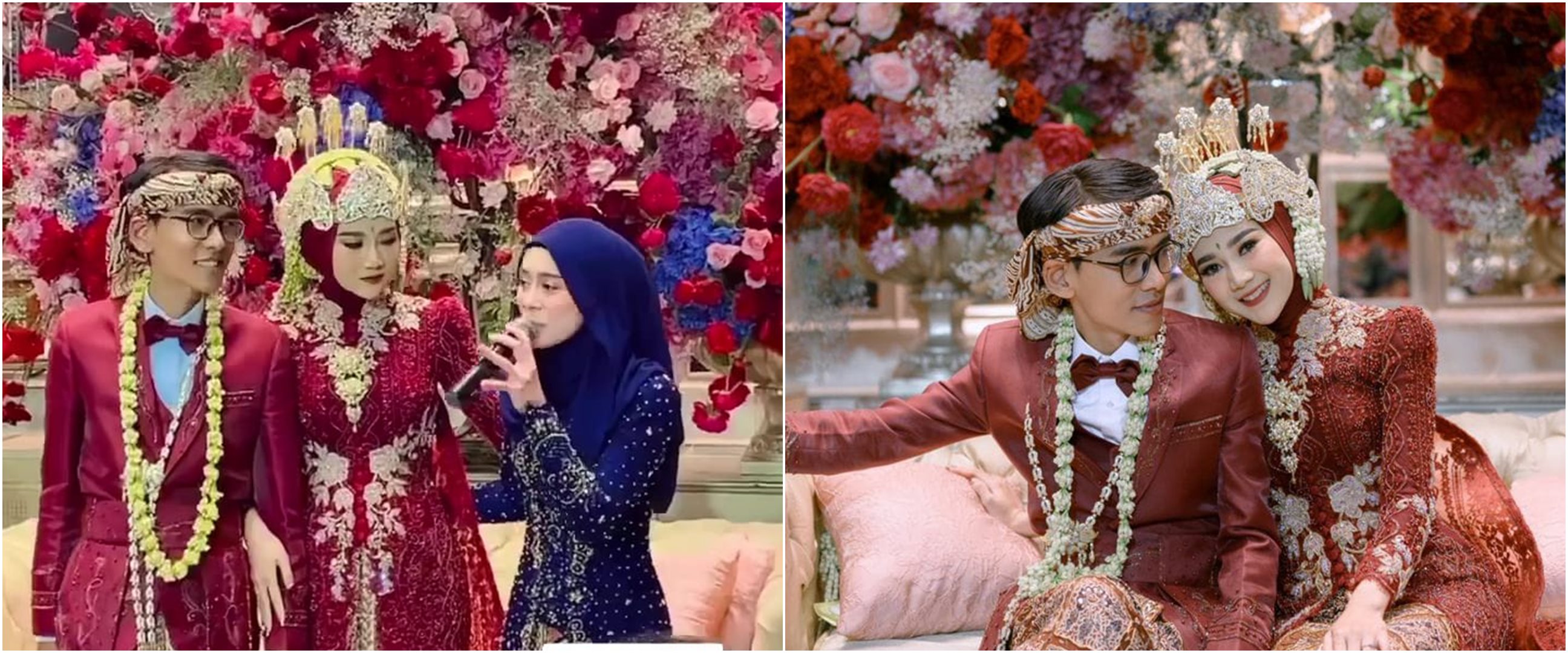 11 Momen pernikahan Beni Mulyana kakak Lesty, mewah dengan adat Sunda
