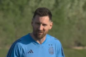 Kondisi aneh pergelangan kaki Lionel Messi sebelum Argentina kalah
