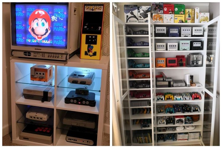 11 Ide kreatif jadikan alat gaming hiasan interior, ruangan estetik