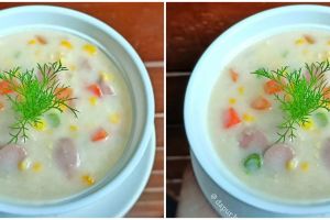 Resep cream soup sosis ala rumahan, creamy dan cocok saat musim hujan