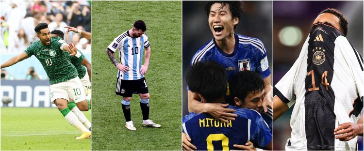 5 Laga mengejutkan di Piala Dunia, terbaru Jepang pecundangi Jerman