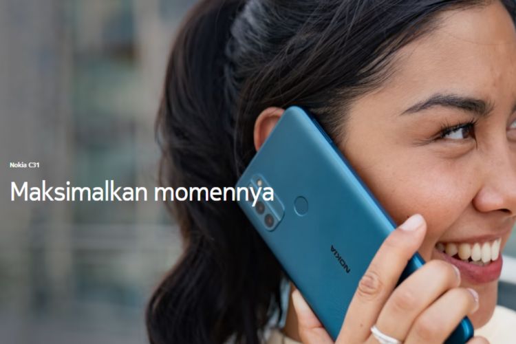 Smartphone Nokia C31 resmi masuk Indonesia, ini spesifikasi & harganya