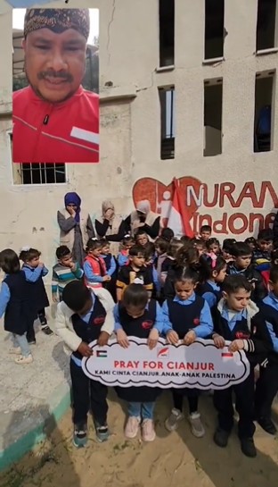 Mengharukan, anak-anak Palestina ini berdoa untuk korban gempa Cianjur