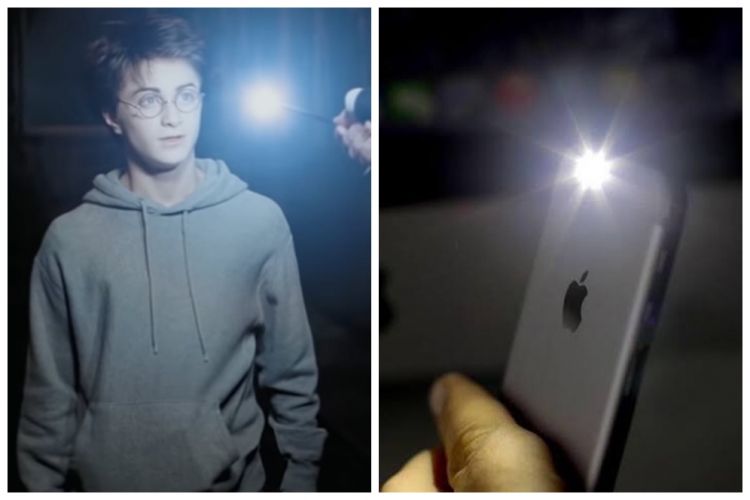 Ini cara menyalakan flash smartphone dengan mantra Harry Potter