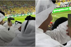 Fans ini bikin VAR versi sendiri, rekam pertandingan dengan teropong