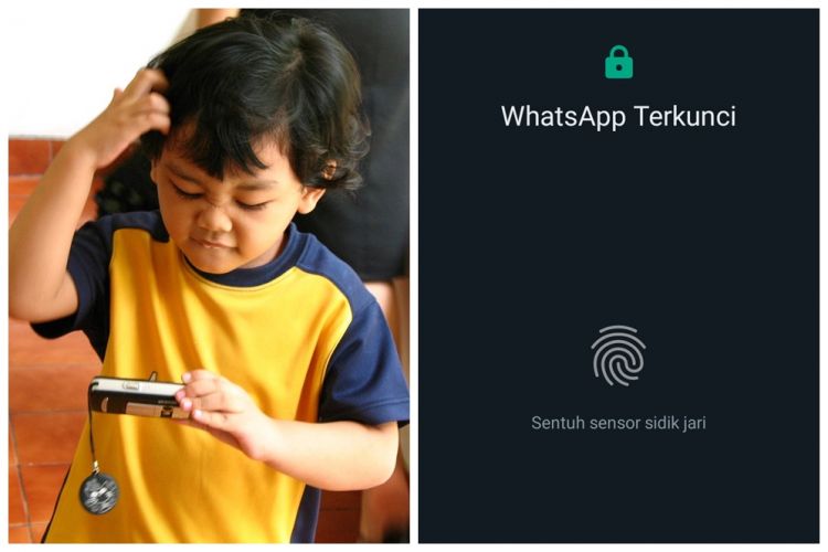 Cara mudah mengunci WhatsApp dengan sidik jari di smartphone