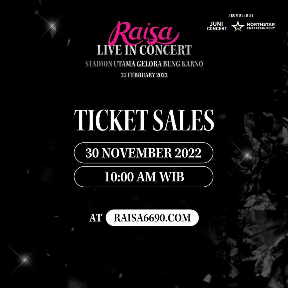 Live in concert Raisa di Stadion Utama GBK, tiket mulai Rp175.000