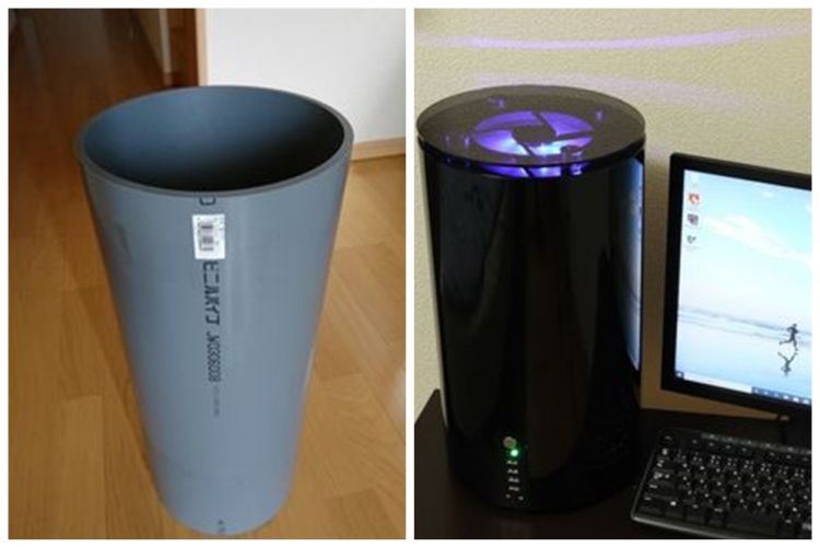 11 Modifikasi casing PC dari barang bekas rumah tangga, hemat dana