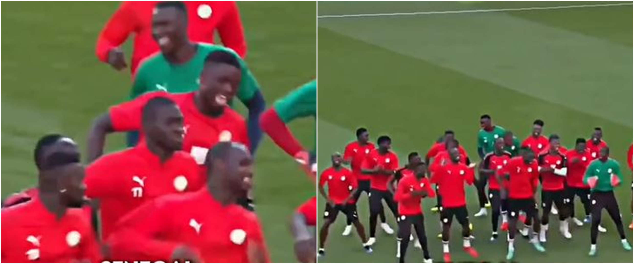 Asyiknya latihan ala Timnas Senegal, pemanasan dengan menari kompak