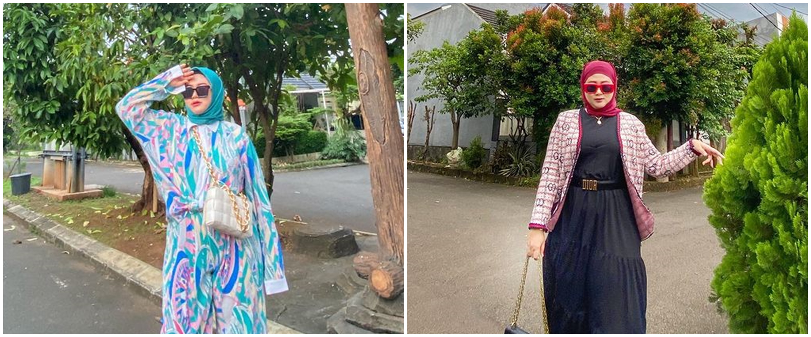 Diisukan cerai, intip 9 gaya OOTD Shelvie Hana istri Daus Mini