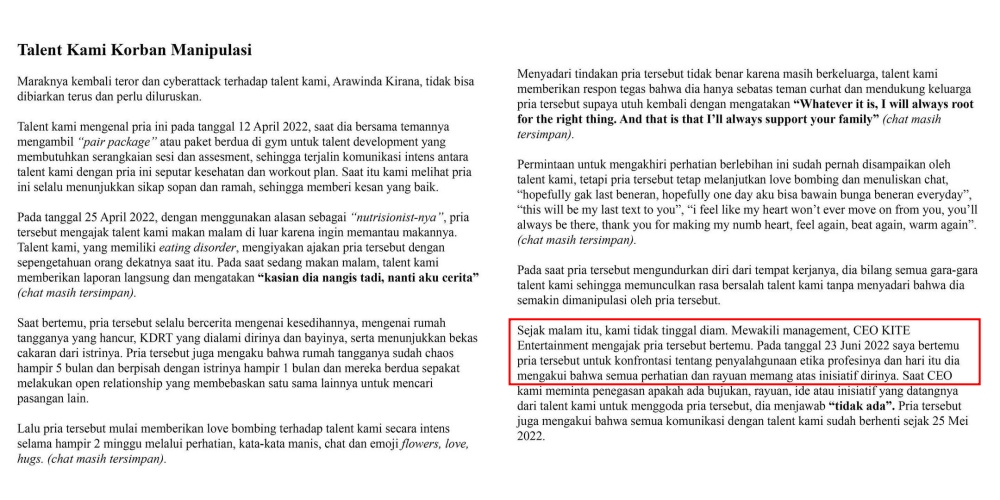 Isu Arawinda Kirana pelakor memanas, IG Chicco Jerikho diserbu netizen