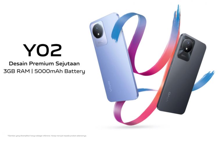 Smartphone Vivo Y02 resmi masuk Indonesia, ini spesifikasi & harganya