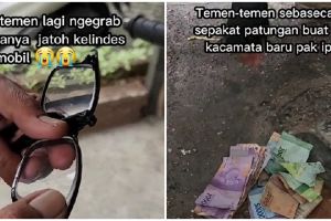 Solidaritas tanpa batas, driver ojol patungan beli kacamata buat kawan