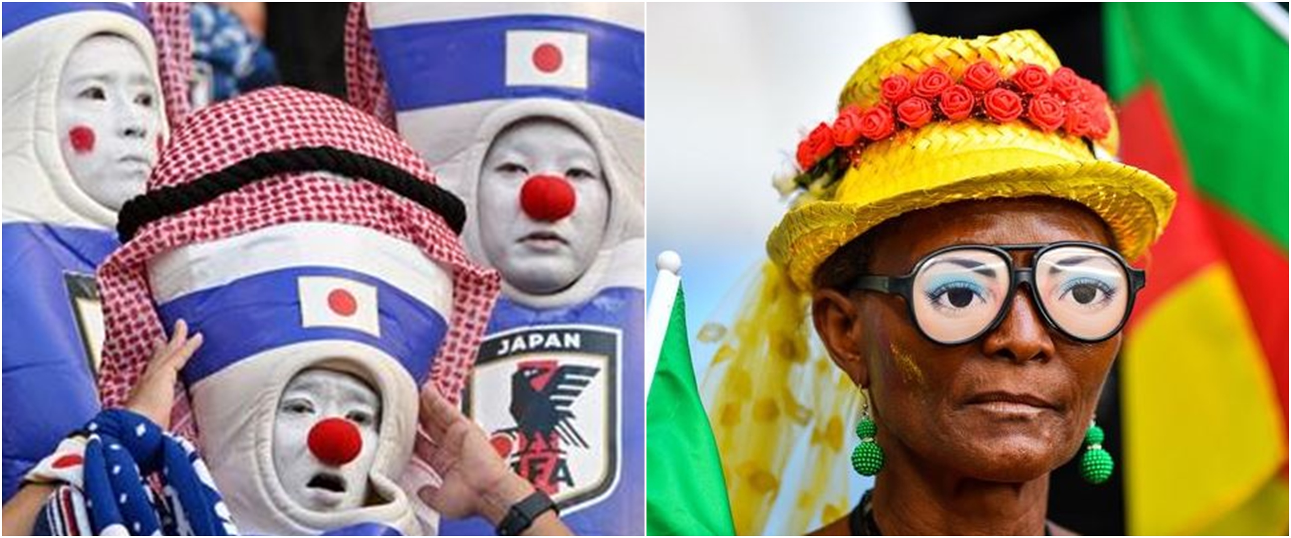 11 Potret kostum unik fans Piala Dunia 2022, totalitas dukung negara