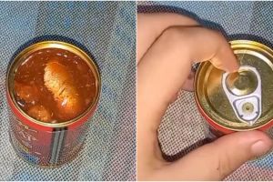 Cuma butuh hitungan detik, ini trik membuka kaleng sarden dengan cepat